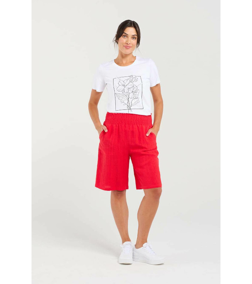 Darcy shirred waist shorts