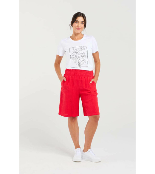 Darcy shirred waist shorts