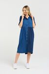 Elise patchwork denim dress