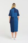 Elise patchwork denim dress
