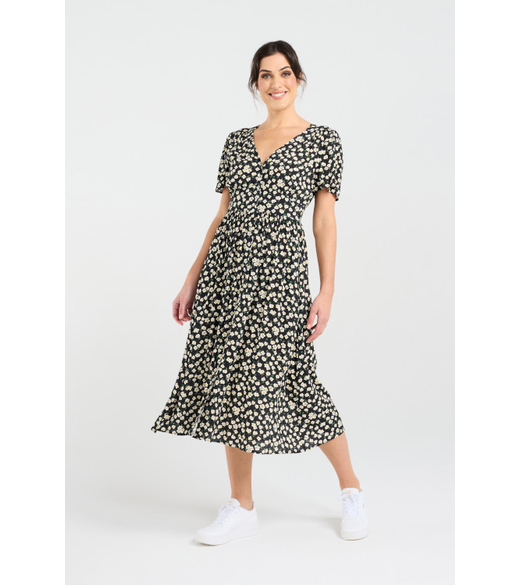 Gigi button front dress