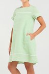 Martine ladder trim dress