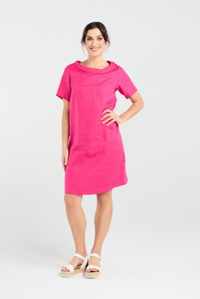 Natasha button back dress-dresses-Gaby's