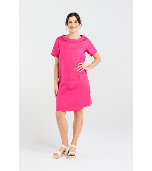 Natasha button back dress