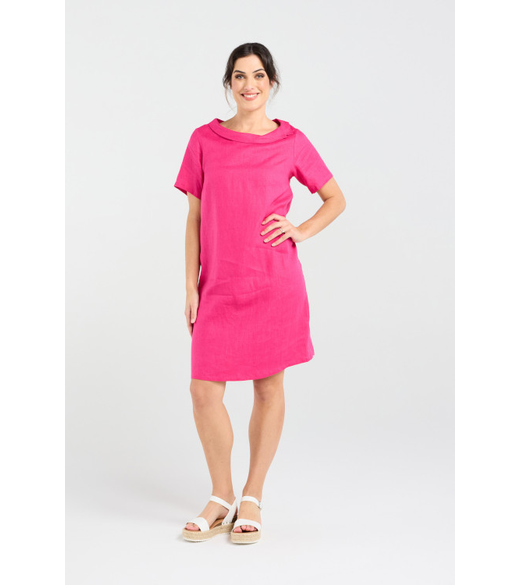 Natasha button back dress