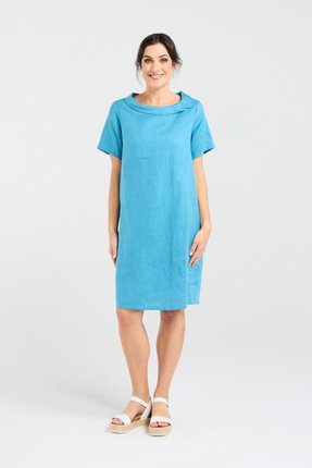 Natasha button back dress-dresses-Gaby's