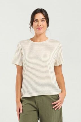 Suzette linen blend t-shirt-tops-Gaby's