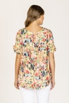 Ruffle trim top