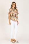 Ruffle trim top