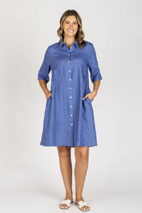 Button front dress-dresses-Gaby's