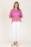 3/4 sleeve cotton shirt