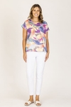 Buttoned placket top