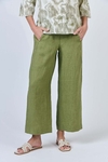 Wide leg linen pant
