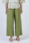Wide leg linen pant