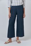 Wide leg linen pant
