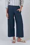 Wide leg linen pant