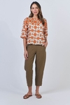 Boatneck linen top