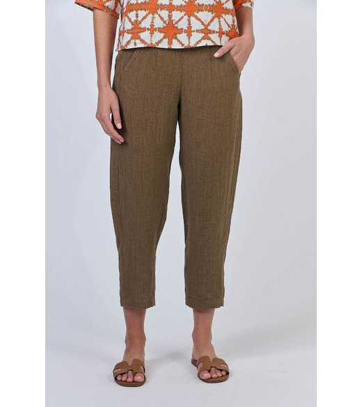 Linen pant, 7/8 length