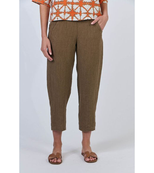 Linen pant, 7/8 length