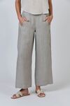 Wide leg linen pant