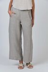 Wide leg linen pant