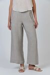 Wide leg linen pant