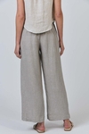 Wide leg linen pant