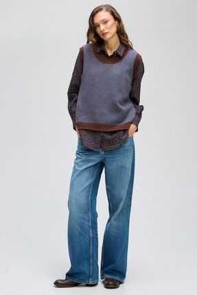 Pattern vest-knitwear-Gaby's