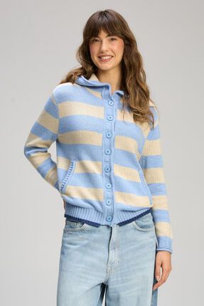 Easy stripes hoodie-knitwear-Gaby's