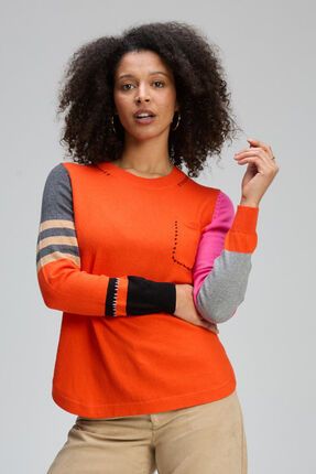 Pocket detail jumper-knitwear-Gaby's