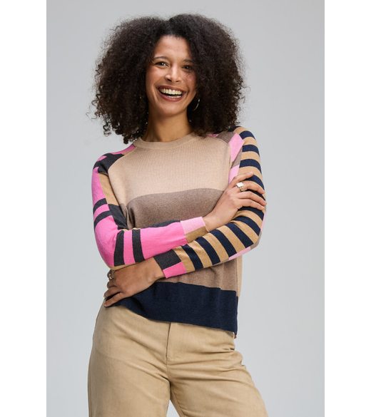 Colour block  jumper