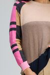 Colour block  jumper
