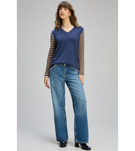 Varied stripe jumper