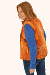 Quilted zip vest