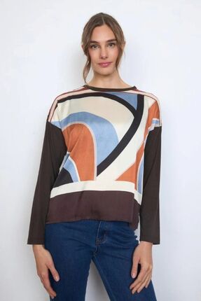 Silky crew top-tops-Gaby's