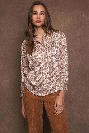 Silky shirt-tops-Gaby's