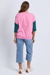 Mazie colour block sweat