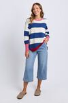 Elvie block stripe knit