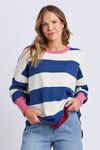Elvie block stripe knit