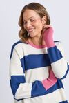 Elvie block stripe knit
