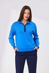 Cruz zip placket merino jumper
