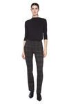 Dark plaid ponte pant