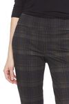 Dark plaid ponte pant