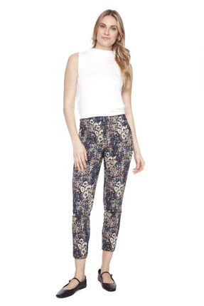 Bouquet petal slit ankle pant-pants-and-leggings-Gaby's