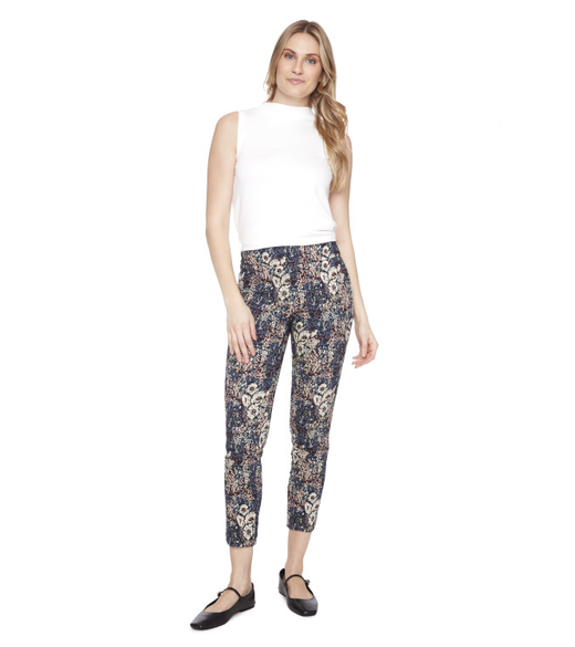 Bouquet petal slit ankle pant