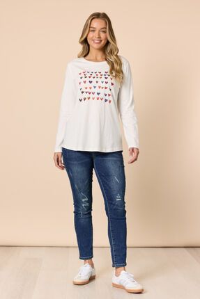 Sweetheart tee-tops-Gaby's
