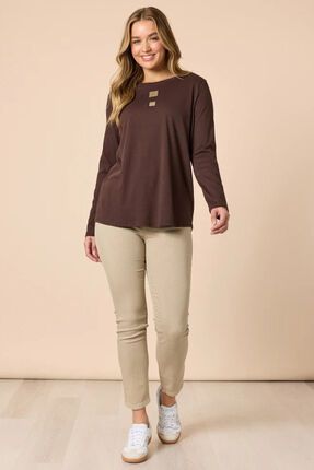 Hearts square tee-tops-Gaby's