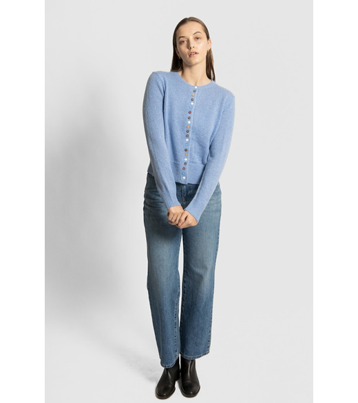 Crew cardi multi buttons