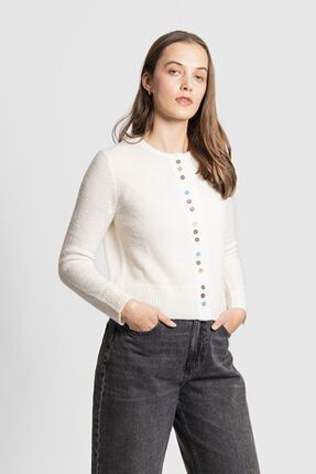 Crew cardi multi buttons-knitwear-Gaby's