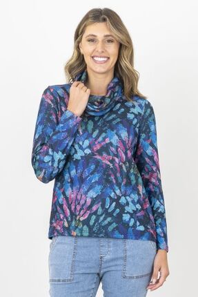 Top with snood-tops-Gaby's